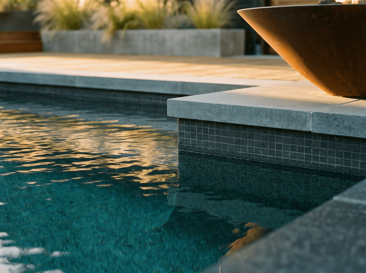 Personalized custom backyard pool design
