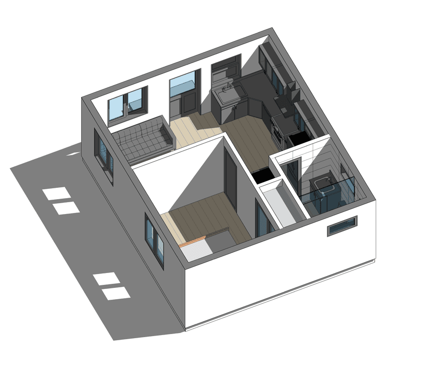 ADU floor plan layout