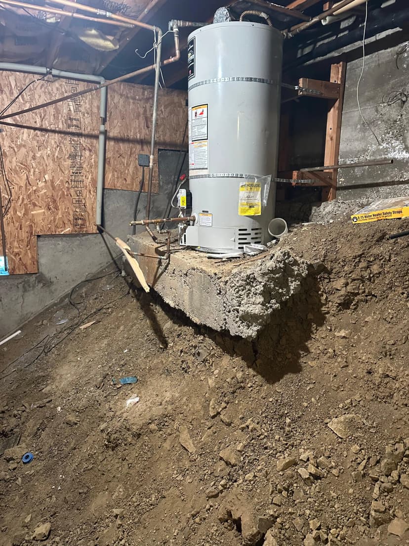 Interior wall cracking