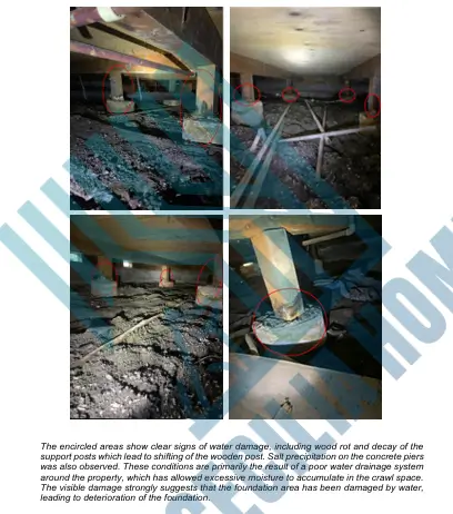 Internal pier adjustment plan