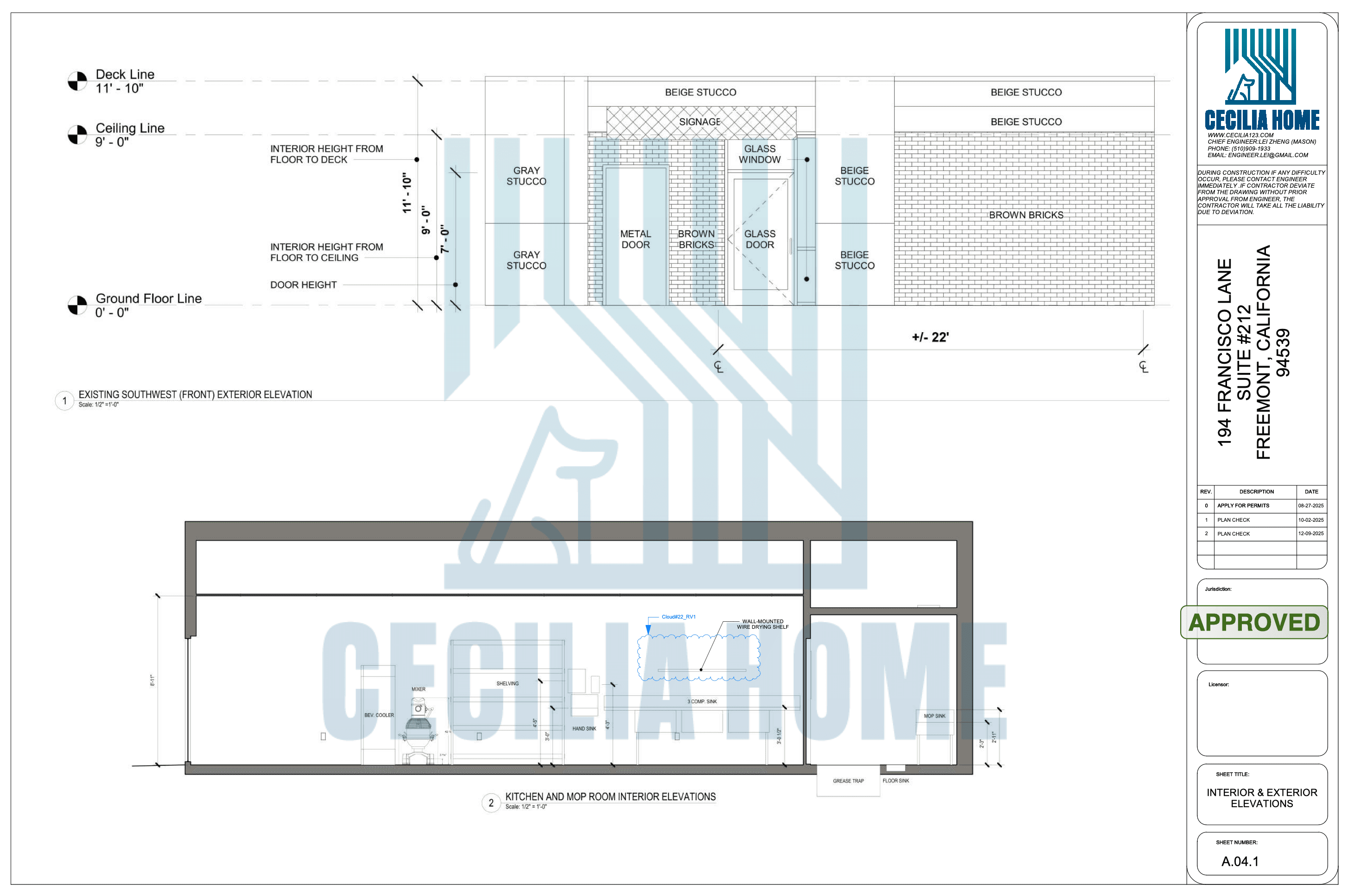 Permit approval documents