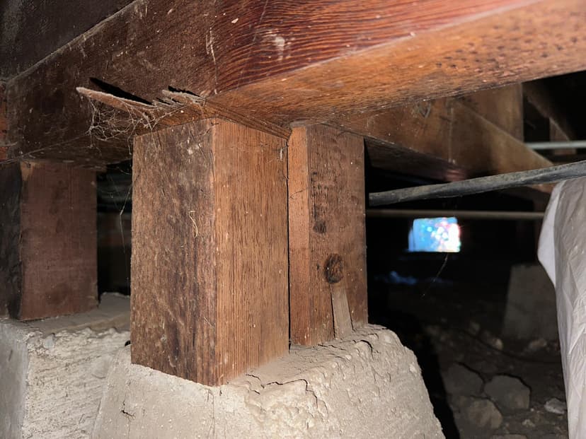 Oakland foundation inspection showing structural assessment and damage analysis