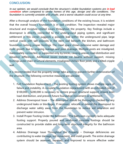 Structural misalignment and settlement patterns
