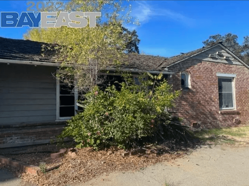 Existing exterior showing limited living space