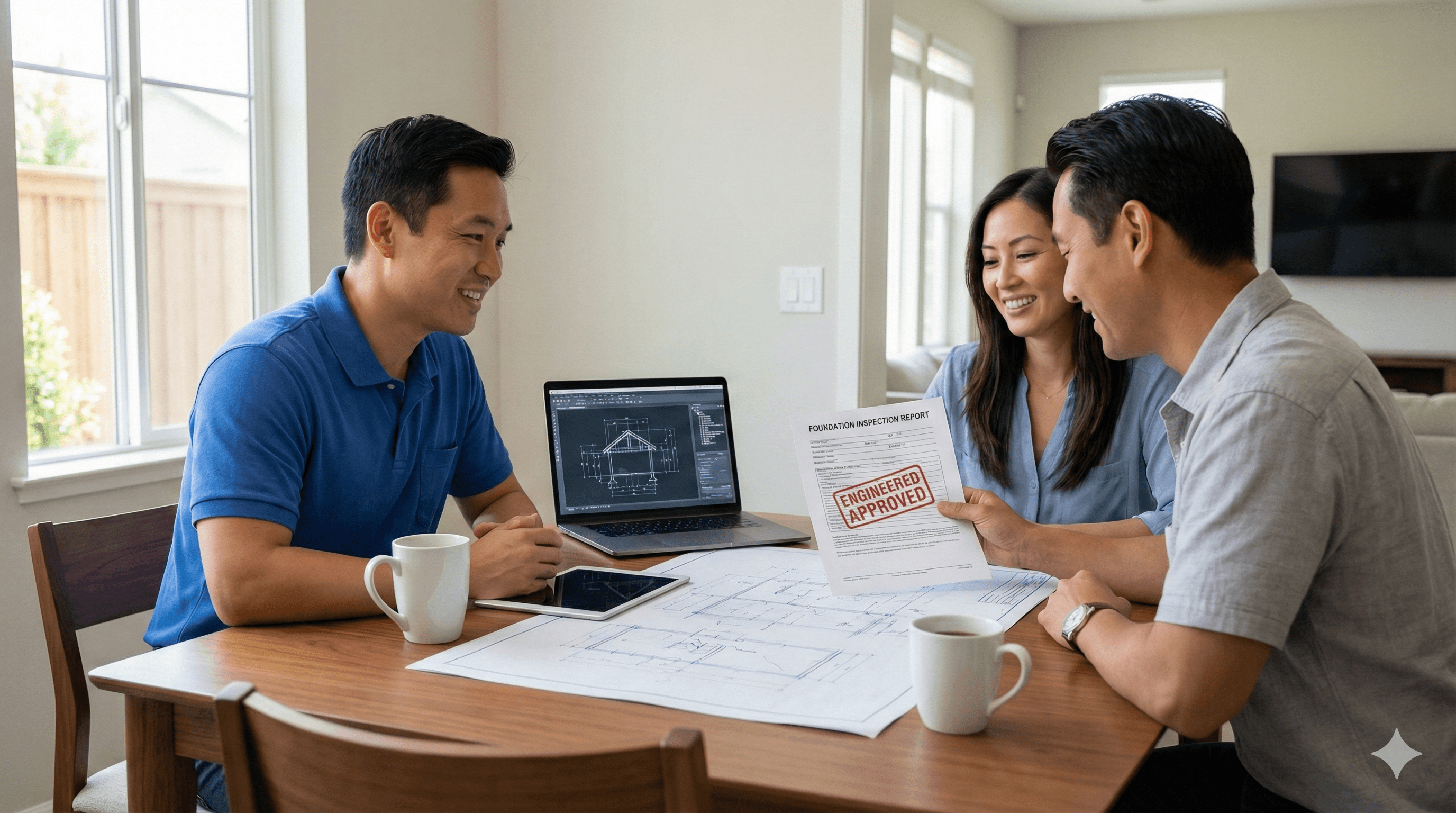 Structural engineering report and calculations prepared by a licensed engineer