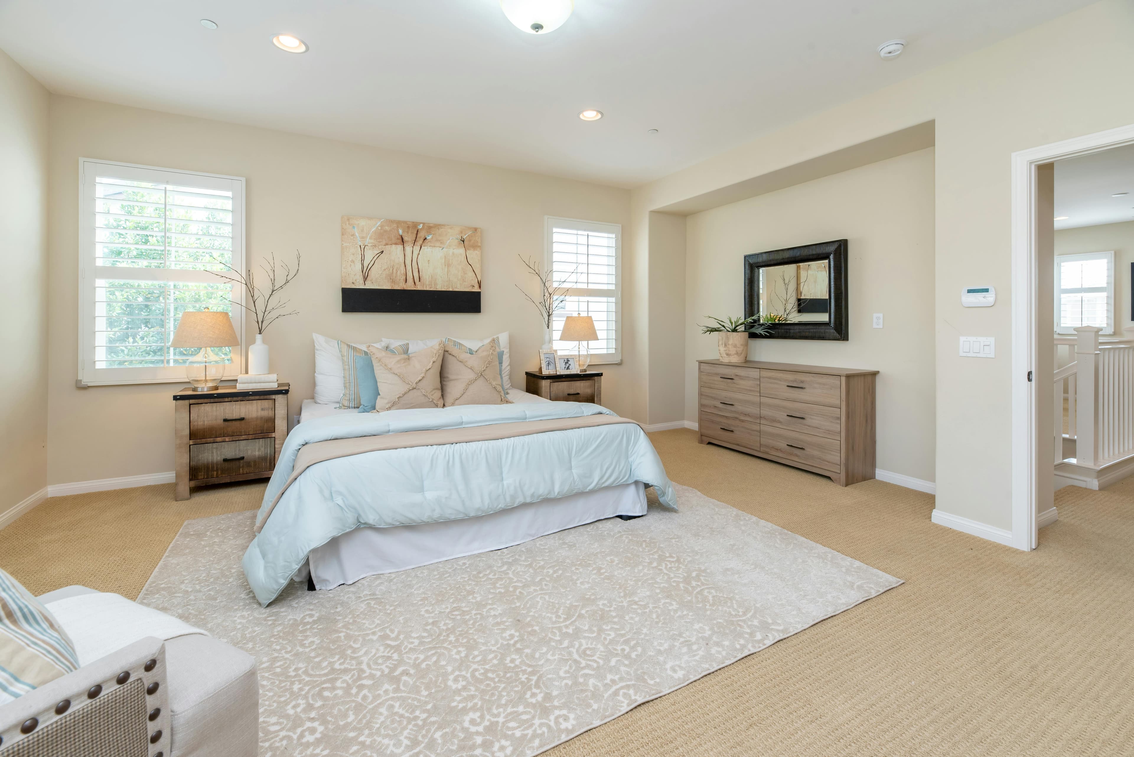 Master bedroom suite addition with architectural design